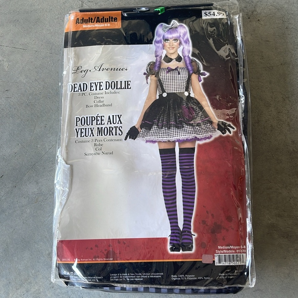 Dead Eye Dollie Adult Costume! New! - Picture 4 of 7